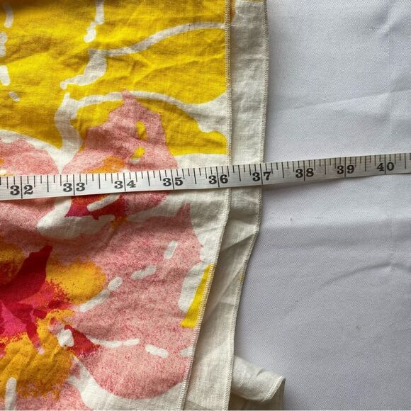 Free People White Floral Moonshine Linen Blend Midi Dress Size Extra Small - Picture 14 of 14